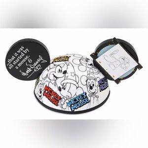 NEW! Disney Parks 2021 Alex Maher Mickey Mouse Designer Ear Hat EPCOT Art EarHat
